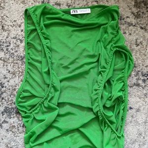 Asymmetrical sleeve Zara Tank